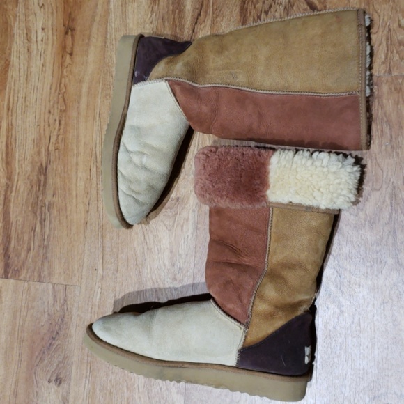 multi colored ugg boots